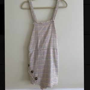 Multicolored Overall Mini Dress